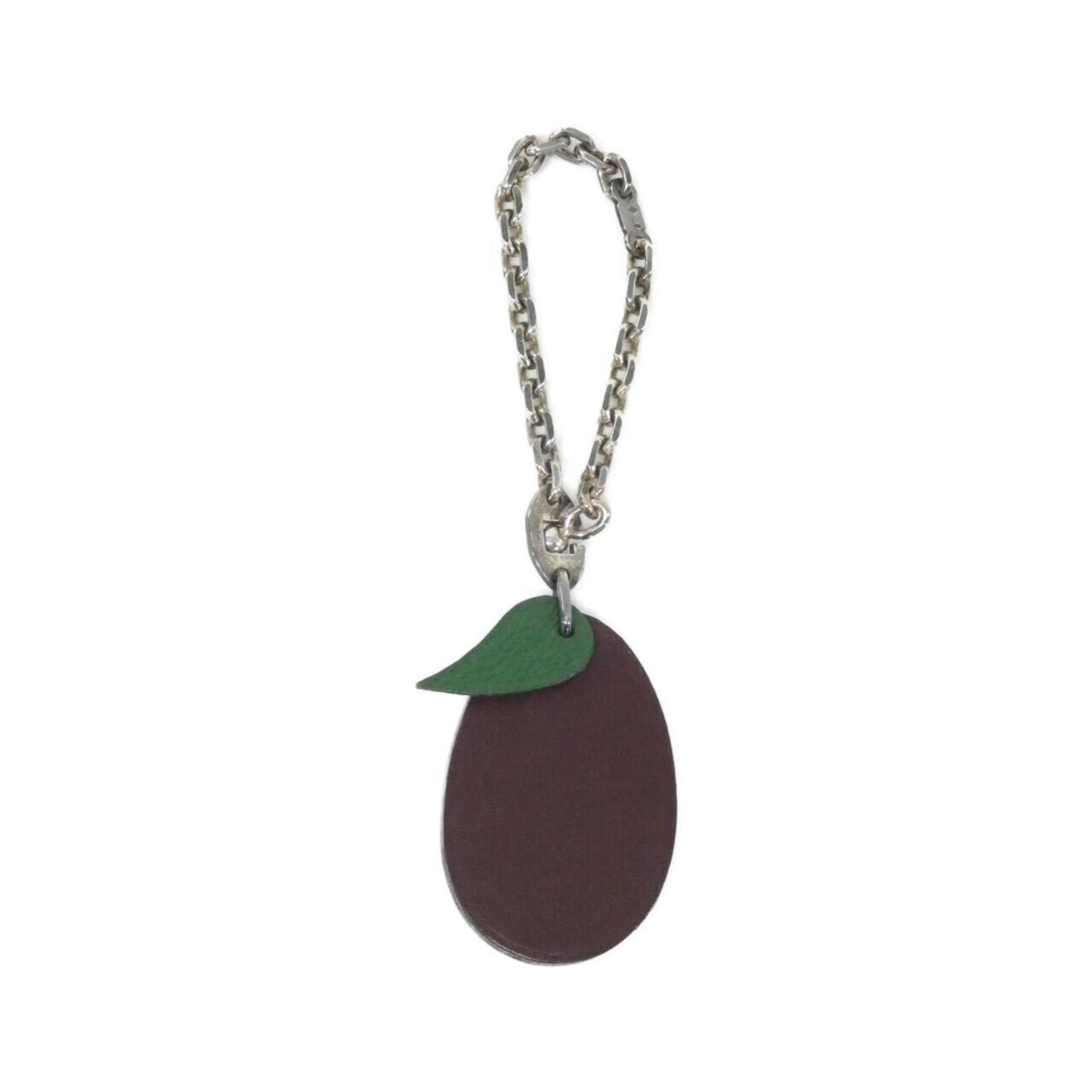 Hermes Herms Prune Fruit Porte Cle Keychain 027894ca